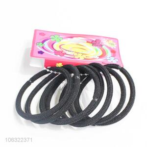 Cheap Pure Color Nylon Hair Bands Elastic Air Ring Hair Rope