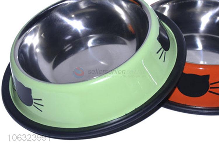 Wholesale Products Stainless Steel Round Shape Pet Bowl