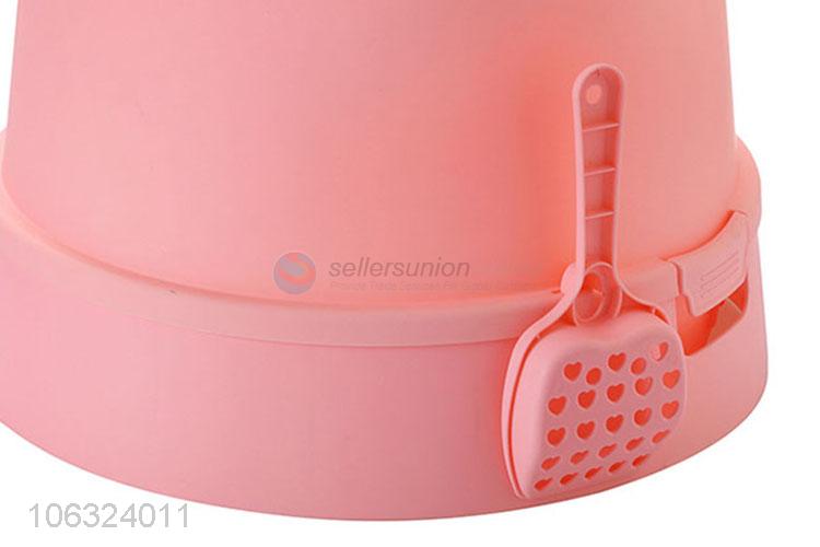 High Sales Plastic Pet Cat Sand Basin With Shovel For Cats
