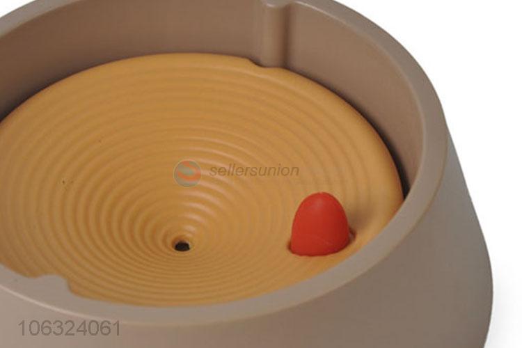 Cute Plastic Pet Food Bowl Dog Water Drinking Bowl