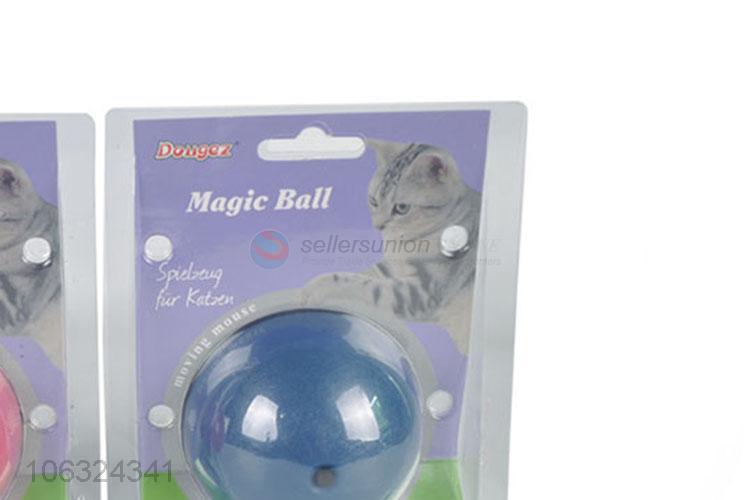 New Product Pet Toys Electric Random Rolling Magic Led Flash Pet Cat Ball