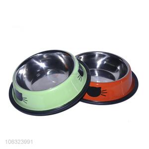 Wholesale Products Stainless Steel Round Shape Pet Bowl