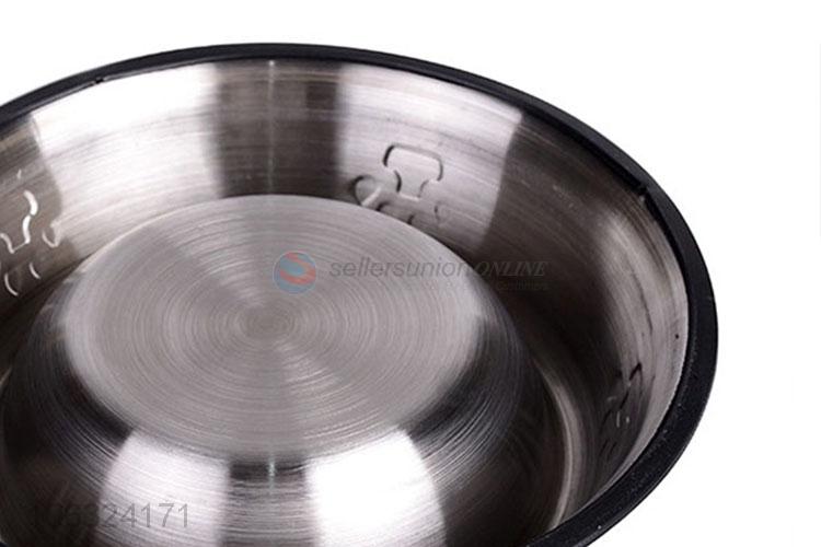 Best Stainless Steel Dog Bowl Slip-Proof Durable Pet Dog Water Feeding Bowl