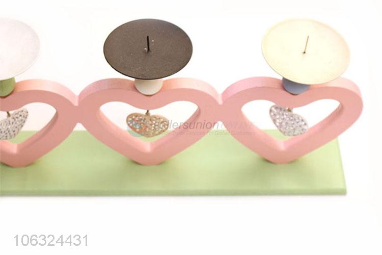 Customize Wooden Decorative Candle Holder Candlestick For Home Decor