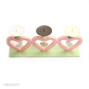 Customize Wooden Decorative Candle Holder Candlestick For Home Decor
