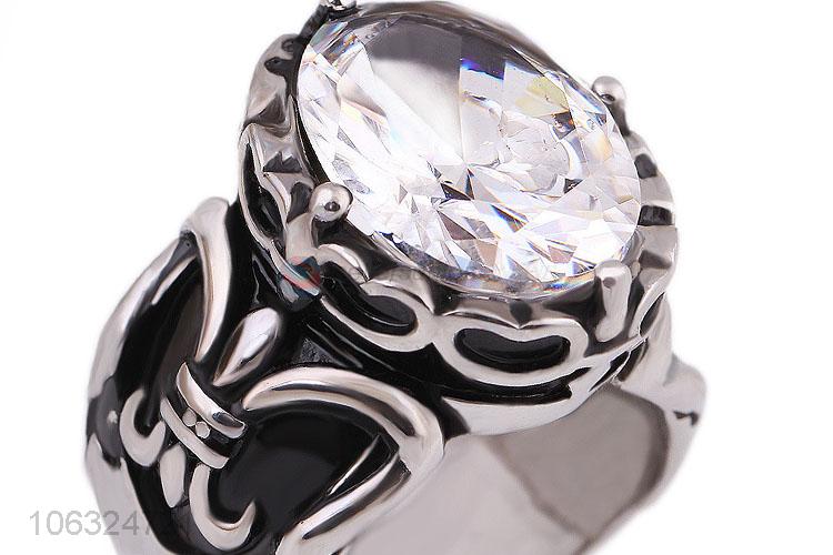 Personality Hiphop Men'S Rings Titanium Steel Jewelry Punk Rings