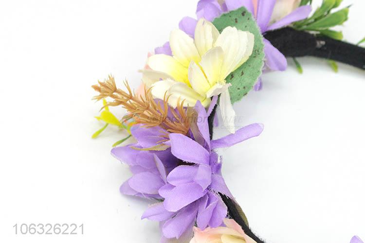 Factory Price Flower Hair Clasp Hair Jewelry For Girls
