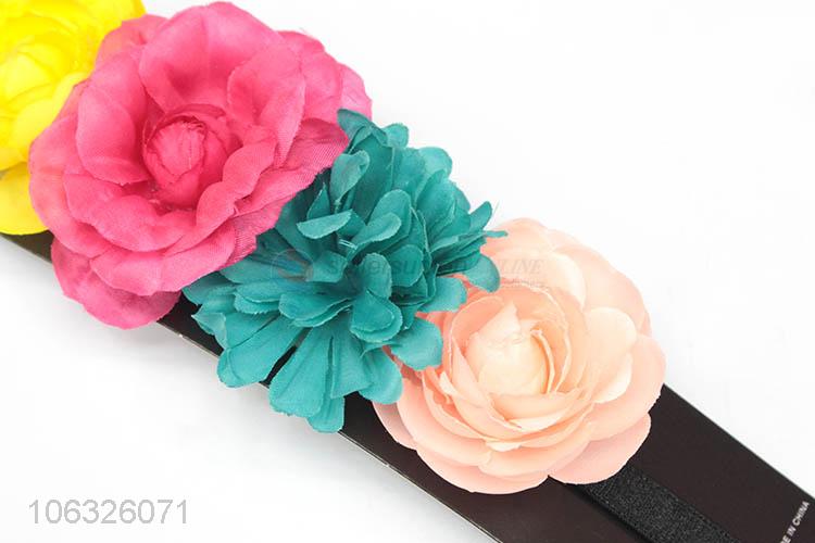 New Funky Flower Decorative Garland Elastic Floral Headband