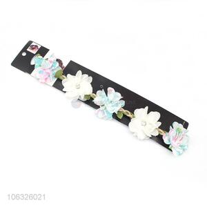 Colorful Flower Headband Hair Accessory For Girls