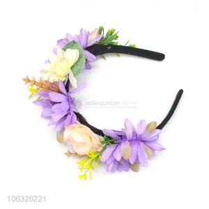 Factory Price Flower Hair Clasp Hair Jewelry For Girls