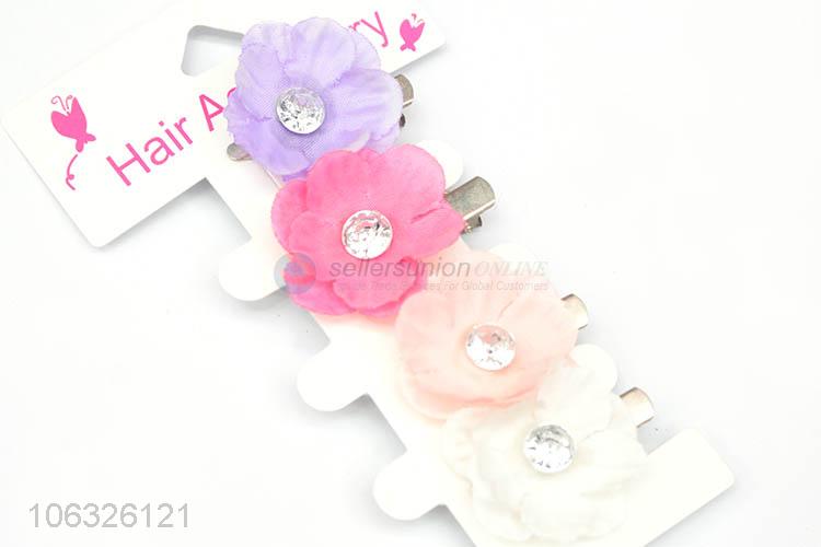 Fashion Beautiful Women Girls Flower Hair Clips