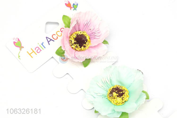 Factory Sales Handmade Flower Hair Clip Hair Decorative