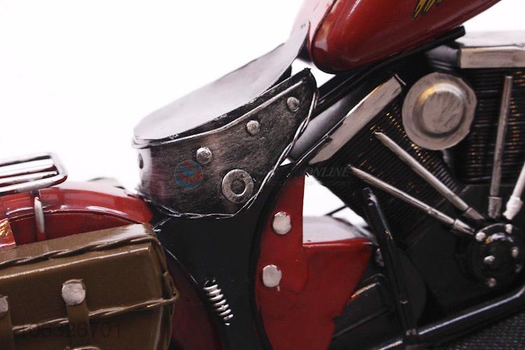 Hot Style Metal Craft Cute Mini Motorcycle Model For Home Decoration