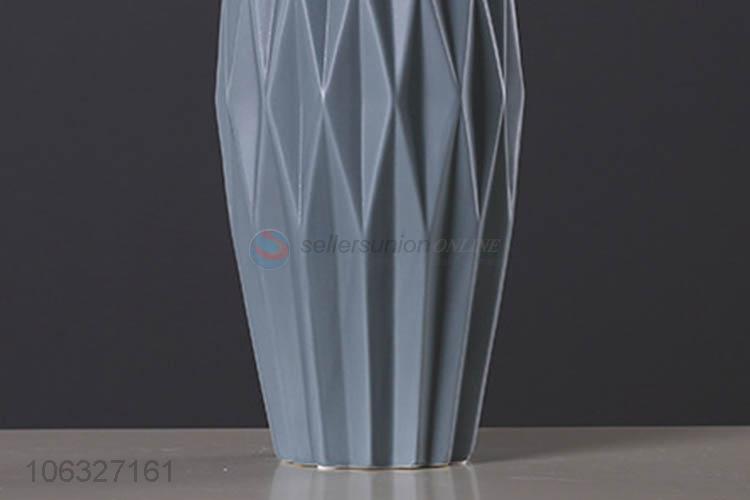 Modern Home Decor Colored Table Ceramic Flower Vase For Hotel Ornaments