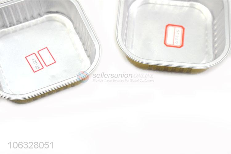 Good Quality Square Aluminum Foil Takeaway Container