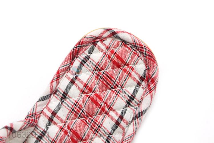 Comfortable Home Softness And Non-Slip Indoor Bowknot Flax Slippers Female