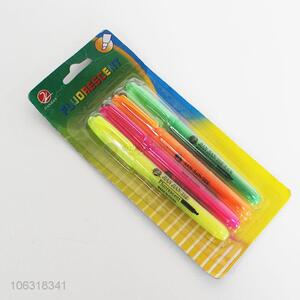 Hot selling school supplies multicolor fluorescent highlighter
