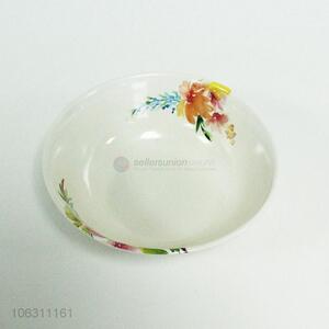 Good price popular round floral melamine bowl