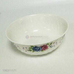 Promotional household flower printed melamine bowl