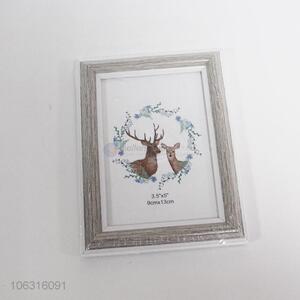 Hot selling home goods 3.5*5“ imitated wooden photo frame