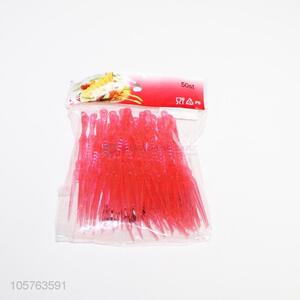 Best Price 50PCS Plastic Fruit <em>Fork</em> Set