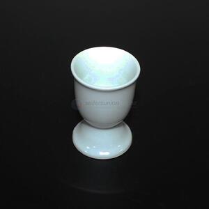 Promotional household white ceramic wine cup