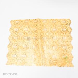 Eco-Friendly Feature Plastic Material Gold PVC Placemat