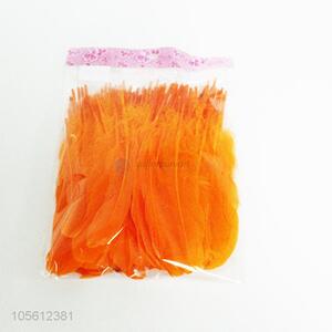 Wholesale orange color decoration goose feather