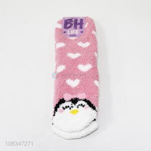 Wholesale cute cartoon comfortable plush anti-slip floor socks