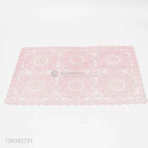 Best sale pvc placemat custom pierced table mat