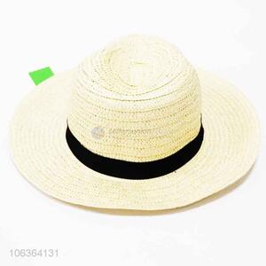 Wholesale unisex woven straw hat panama hat with band