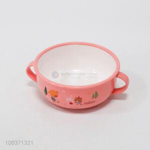 High Sales Plastic Bowl with Double Handle for Baby