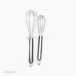 Hot selling kitchen cooking stainless steel egg beater egg whisk