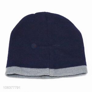 OEM custom boys winter acrylic knitting hats