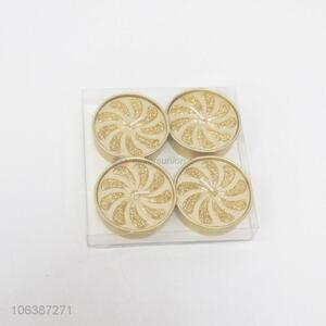 Delicate party supplies 4pcs paraffin tealight candle
