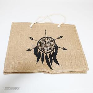 China wholesale products multi-function jute tote beach bag
