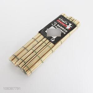 High quality safe and <em>healthy</em> 3pcs bamboo placemats