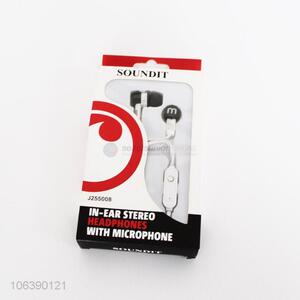 Premium quality in-ear stereo earphones with microphone
