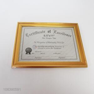 Wholesale customized certificate frame for document and diploma