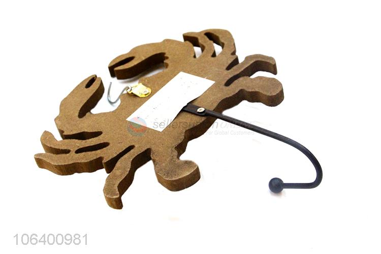 Cartoon Crab Shape Density Board Hooks Best Decoration Crafts