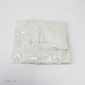 Wholeasale hot selling ladies white polyester scarf