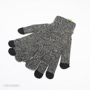 New Design Custom Touch Screen Winter Gloves Acrylic Knit Gloves