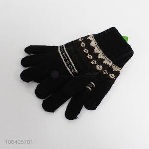 Cheap and good quality winter warm adult knitting gloves