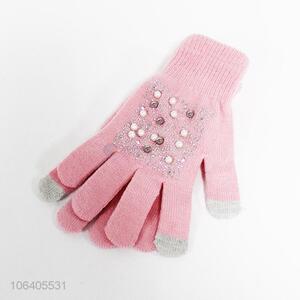 Custom Winter Outdoor Warm Gloves For Women