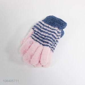 Fashion Design Knitted Gloves Ladies Warm Gloves