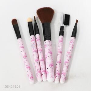 Top selling makeup tools flamingo printed makeup brushes