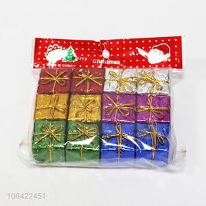 Fashion 12 Pieces Christmas Gift Box Festival Ornament