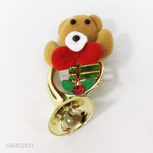 Hot selling cartoon stuffed bear Christmas ornaments