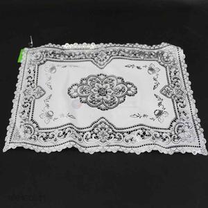 Best selling high-end beautiful white pvc placemat