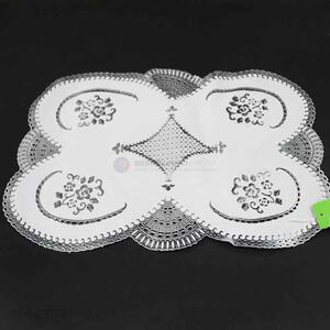 Newest popular luxury waterproof silver pvc placemat